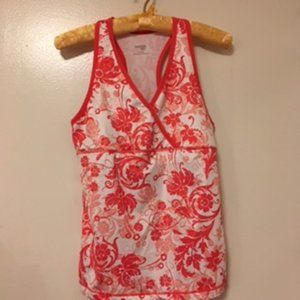 Danskin Now Athletic Tank Top S (4/6) Coral Fire